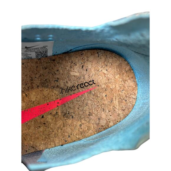 NIKE REACT ELEMENT 87 MEN'S 15 SOLAR RED GRAY ATHLETIC RUNNING SNEAKERS LACE UP - Picture 8 of 8